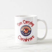 Taza del carnívoro del arma que lleva
