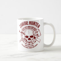 Taza del cazador del zombi
