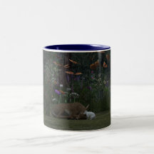 Taza del cervatillo y del conejo