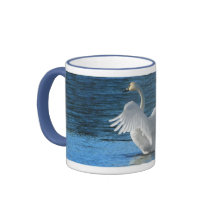 Taza del cisne de trompetista