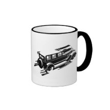 Taza del coche del vintage