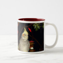 Taza del Cockatiel - modificada para requisitos pa