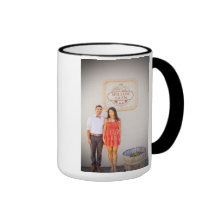Taza del compromiso de Dianne y de Tony