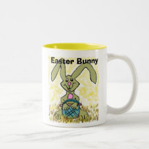 Taza del conejito de pascua