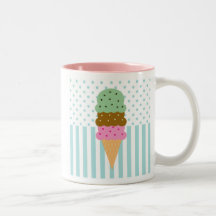Taza del cono de helado
