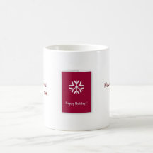 Taza del copo de nieve