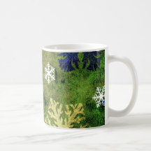 Taza del copo de nieve del navidad