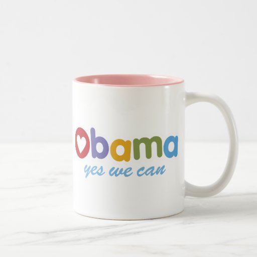 Taza del corazón de Obama