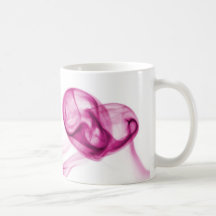 Taza del corazón del humo