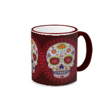 Taza del cráneo del azúcar