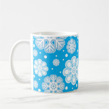 Taza del cristal de la nieve