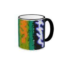 Taza del ~ del arte moderno del ~ de las vibracion