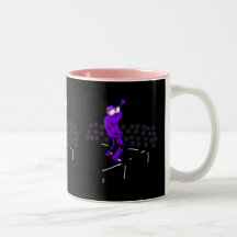 Taza del ~ del arte moderno del ~ del jazz