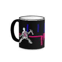 Taza del ~ del arte moderno del ~ del jazz