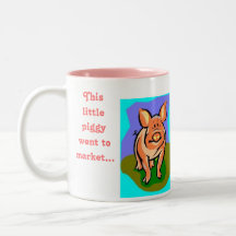 taza del desayuno del cerdo/del tocino