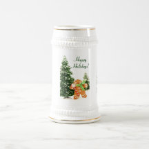 Taza del día de fiesta del pan de jengibre