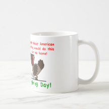 Taza del día de la acción de gracias
