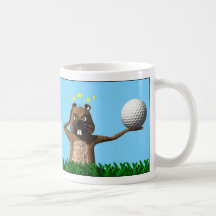 Taza del día de la marmota del brusco despertar