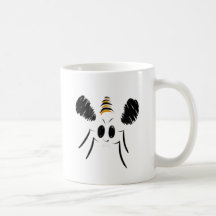 Taza del dibujo animado de la mosca