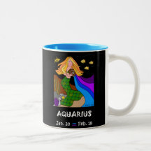 TAZA DEL DISEÑADOR DEL ACUARIO