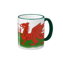 Taza del dragón Galés