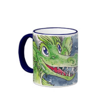 Taza del dragón y del gato