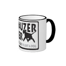 taza del dueño del schnauzer