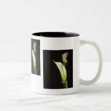 Taza del dúo del lirio de Cala