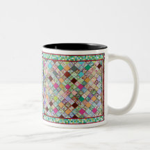 "Taza del edredón del confeti"