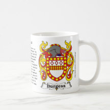 Taza del escudo de armas de la familia del ciudada
