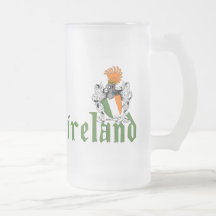 Taza del escudo de Irlanda