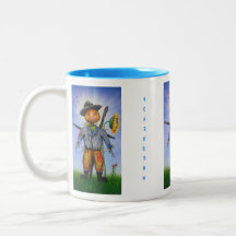 taza del espantapájaros
