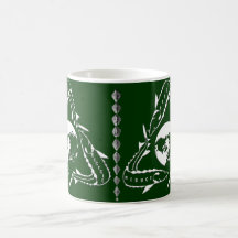 Taza del esturión - recicle blanco-scutes