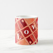 Taza del extracto de la teja del amor del melocotó