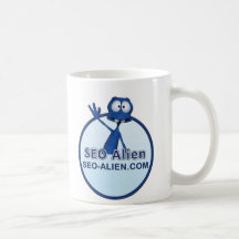 Taza del extranjero de SEO