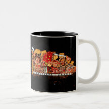 Taza del flotador del festival de Aomori Nebuta