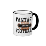 Taza del fútbol de la fantasía