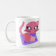 Taza del gatito de Toon del gatito de Rosie