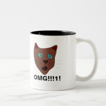 Taza del gato de OMG