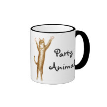 Taza del gato del juerguista