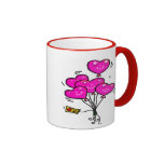 Taza del globo del amor
