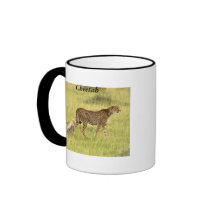 Taza del guepardo y del cachorro