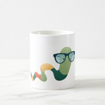 Taza del gusano del friki