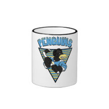 Taza del hockey de los pingüinos