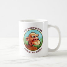 TAZA DEL HOMBRE DE LAS CAVERNAS DEL DIBUJO ANIMADO