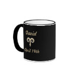 Taza del horóscopo del aries