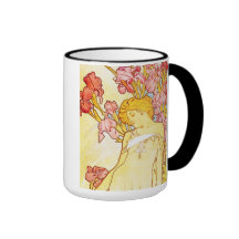 Taza del iris de Alfonso Mucha