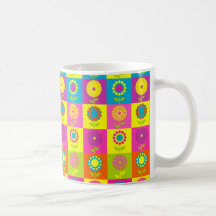 Taza del jardín de flores
