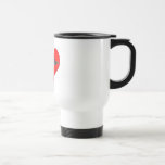 Taza del Kat del corazón