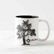 Taza del logotipo de la flor